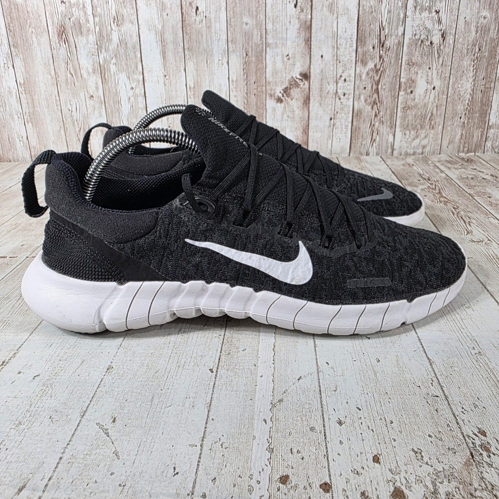 Nike Free Run 5.0 Next Nature Mens Black White Running Shoes CZ1884-001